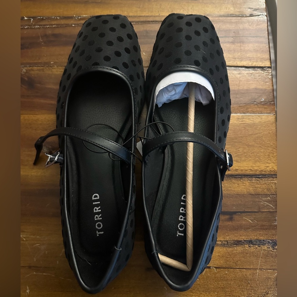 Mesh Strap Flats from Torrid. Size 8.5 WW
